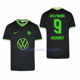Maillot de Foot VfL Wolfsburg Wout Weghorst 9 Domicile 2020-21